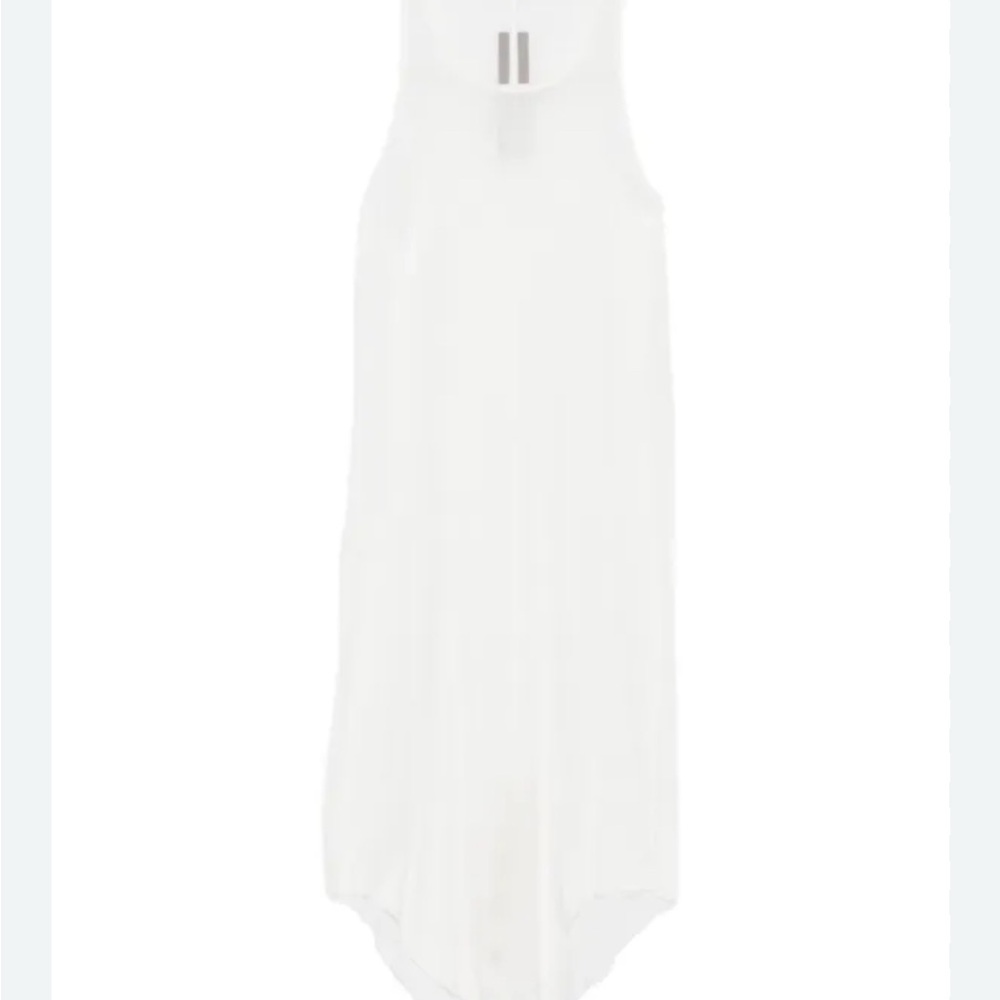 Rick Owen’s organic  milk White Sleeveless top size small